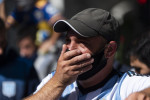 Thousands of people at Maradona´s funeral