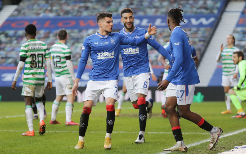 Rangers v Celtic, Scottish Premiership, Football, Ibrox Stadium, Glasgow, Scotland, UK - 02 Jan 2021