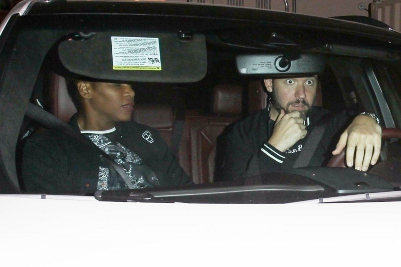 Serena Williams and husband Alexis Ohanian sneak outback after enjoying a dinner date in West Hollywood