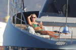 Zlatan Ibrahimovic (AC Milan) enjoying family holidays on his yacht in Sardinia