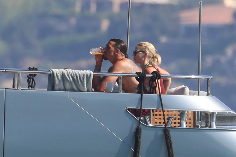 Zlatan Ibrahimovic (AC Milan) enjoying family holidays on his yacht in Sardinia