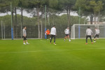 Fotbaliștii de la FCSB, în timpul unui antrenament din Antalya / Foto: Captură Youtube@fcsbtv