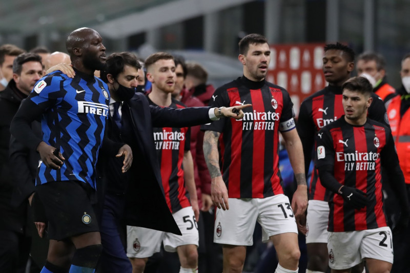 Internazionale v AC Milan - Coppa Italia - Quarter Final - Giuseppe Meazza