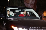 FC Barcelona players arrive for Shakira and Gerard Pique's sons birthday party in Barcelona.