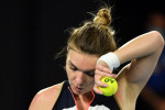 Simona Halep, în timpul meciului cu Serena Williams de la Australian Open / Foto: Profimedia