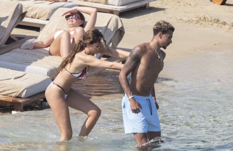 *PREMIUM-EXCLUSIVE* MUST CALL FOR PRICING BEFORE USAGE - England footballer Dele Alli pictured with girlfriend Ruby Mae on their Summer Holiday in Mykonos.
*PICTURES TAKEN ON 09/08/2020*