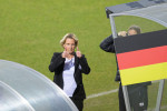 Bundescoachin/coachin/coach Martina VOSS-TECKLENBURG (GER) thumbs up, gesture, gesture, soccer Laenderspiel women, mini-tournament - Three Nations. One Goal, Netherlands (NED) - Germany (GER), on February 24th, 2021 in Venlo/Netherlands. ¬ | usage worldwi