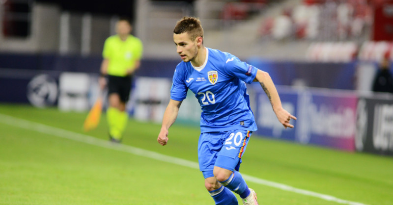 Alexandru Mățan, în meciul cu Ungaria U21 / Foto: Sport Pictures