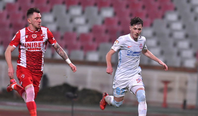 Deian Sorescu și Adrian Niță, în meciul Dinamo - FCSB / Foto: Sport Pictures