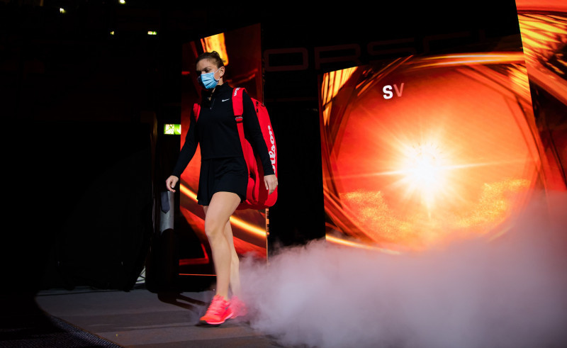 Simona Halep, în meciul cu Aryna Sabalenka / Foto: Profimedia