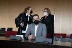 Christoph Metzelder is on trial at Duesseldorf district court in Germany.
