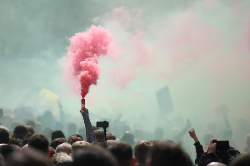 Suporterii lui Manchester United protestează împotriva conducerii / Foto: Getty Images