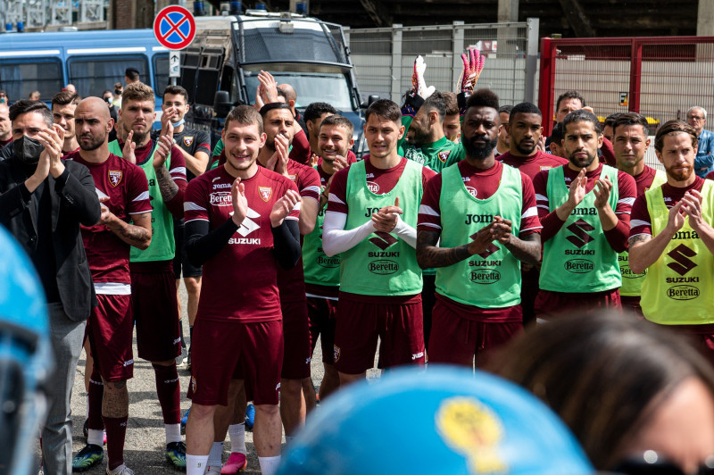 Torino FC fans support the team