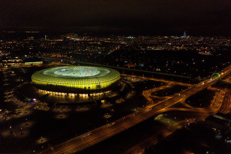 Energa Stadium in Gdansk, Poland - 30 Nov 2020