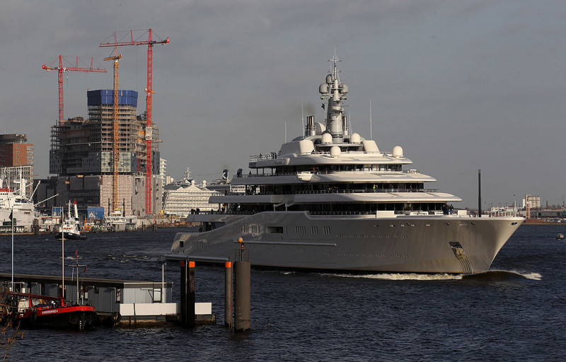 Roman Abramovich Yacht 'Eclipse' Nears Completion