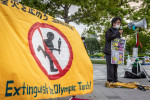 Protesters March Against The Tokyo Olympics