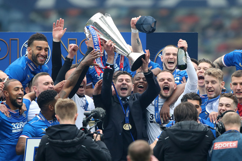 Rangers a câștigat titlul cu numărul 55 / Foto: Getty Images