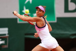 Mihaela Buzărnescu, în meciul cu Serena Williams de la Roland Garros / Foto: Getty Images