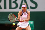 Mihaela Buzărnescu, în meciul cu Serena Williams de la Roland Garros / Foto: Getty Images