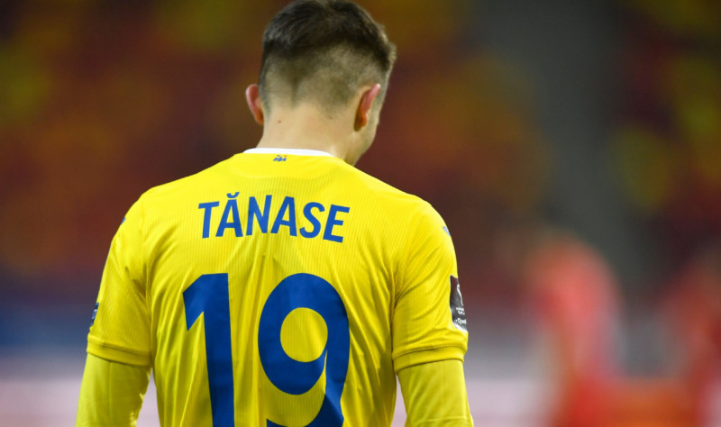 Florin Tănase, în tricoul echipei naționale / Foto: Profimedia