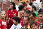Georgina Rodriguez dans les tribunes du match &quot;Portugal-Mar