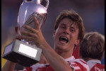 BRIAN LAUDRUP HOLDS EURO CUP