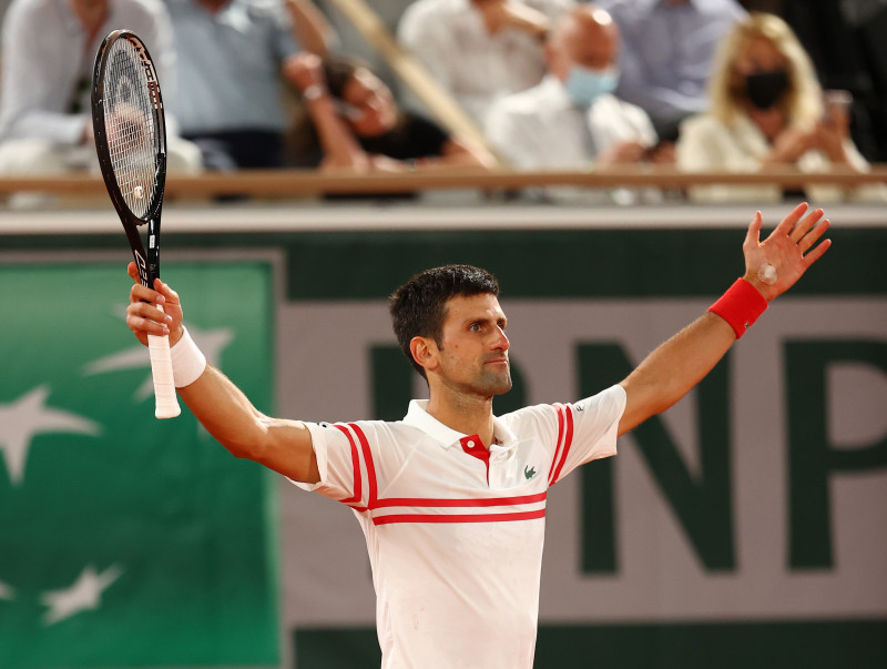 Novak Djokovic, după victoria cu Rafael Nadal / Foto: Getty Images