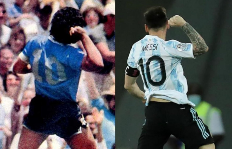 Messi Maradona