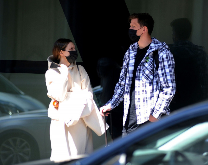 Exclusive - Wojciech Szczesny and Marina Luczenko out and about, Milan, Italy - 04 May 2021