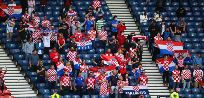 Croatia v Czech Republic, UEFA European Championship 2020, Group D football match, Hampden Park, Glasgow, Scotland, UK - 18 Jun 2021