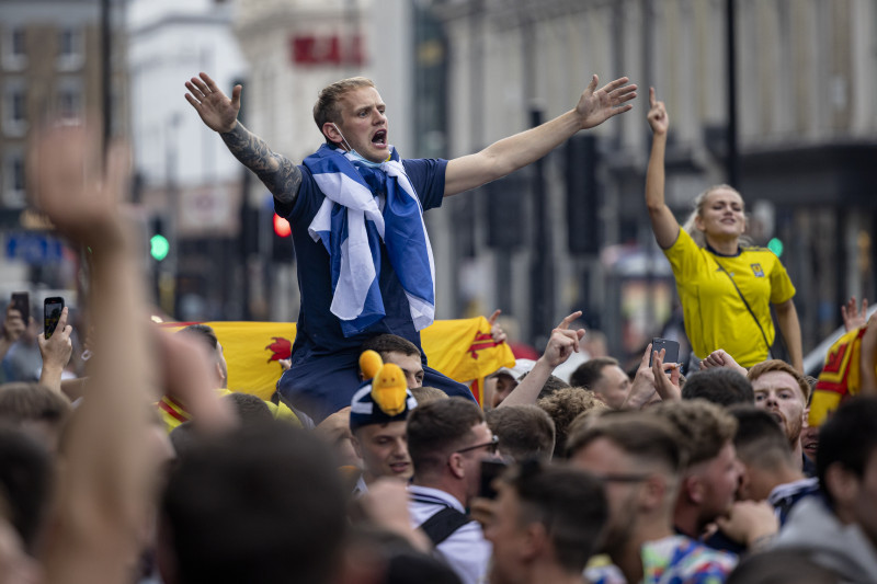 Suporterii scoțieni, la Londra / Foto: Getty Images