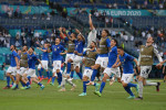 Fotbaliștii Italiei, după meciul cu Țara Galilor / Foto: Getty Images
