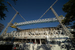 Remodeling Works Of The Santiago Bernabeu, Madrid, Spain - 05 Apr 2021