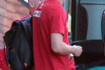 EXCLUSIVE: Wojciech Szczesny With A Cigarette Leaves The Hotel In Sopot, Poland