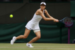 Sorana Cîrstea, în meciul cu Emma Răducanu de la Wimbledon / Foto: Getty Images