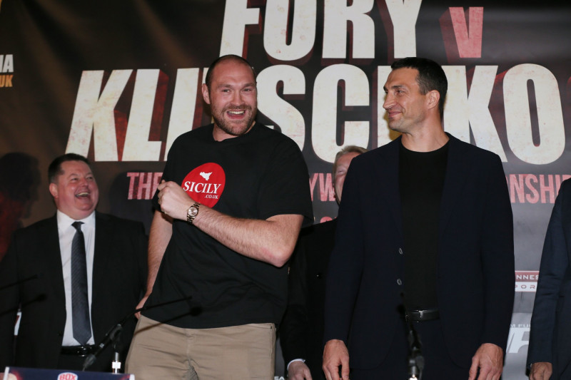Boxing - Tyson Fury v Wladimir Klitschko - Press Conference Manchester Arena, Manchester, United Kingdom - 27 Apr 2016