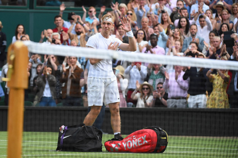 Wimbledon Semi-Final - Djokovic Beats Shapovalov