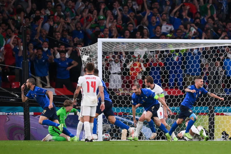 Leonardo Bonucci, după golul marcat în meciul cu Anglia / Foto: Getty Images