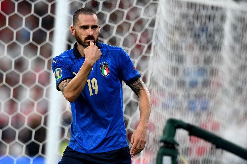 Leonardo Bonucci, după golul marcat în meciul cu Anglia / Foto: Getty Images