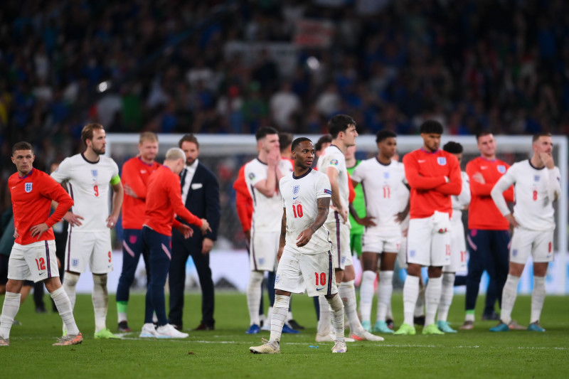 Raheem Sterling, după meciul Italia - Anglia / Foto: Getty Images