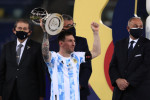 Lionel Messi, după câștigarea Copei America 2021 / Foto: Getty Images