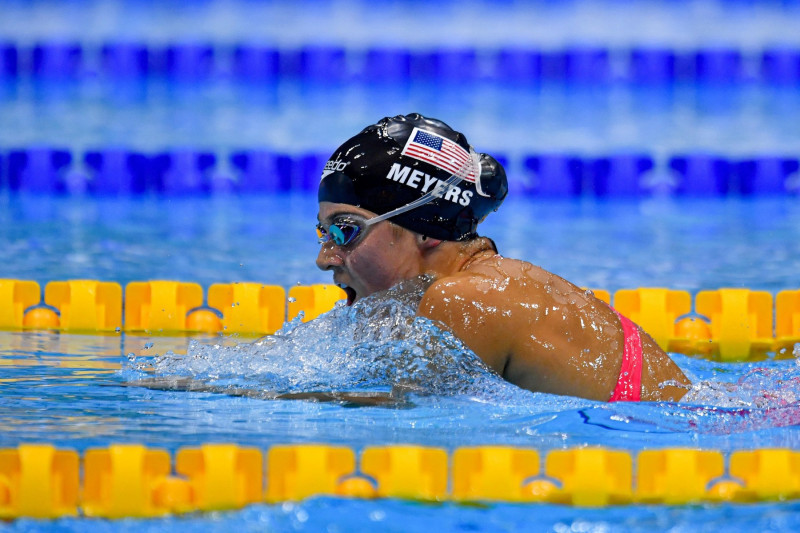 LONDON, UNITED KINGDOM. 13 Sep, 2019. United States of America's MEYERS Rebecca Women's 200m Individual Medley SM13 Finals during 2019 World Para Swimming Allianz Championships - Day 5 at London Aquatics Centre on Friday, 13 September 2019. LONDON ENGLAND