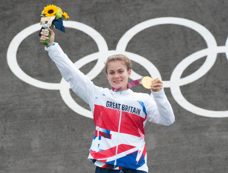 BMX. Gold for Beth Shriever and Silver for Kye Whyte in Tokyo