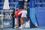 Novak Djokovic, în meciul cu Pablo Carreno Busta / Foto: Profimedia