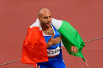 L'Italien Lamont Marcell Jacobs sacré champion olympique du 100m en 9''80 aux Jeux Olympiques de Tokyo 2020