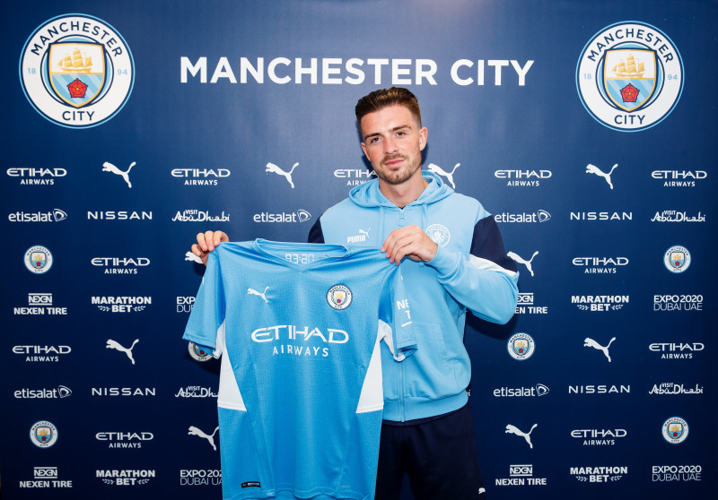Jack Grealish, prezentat oficial la Manchester City / Foto: Twitter@ManCity