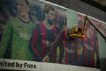 Messi Removed From Camp Nou Stadium