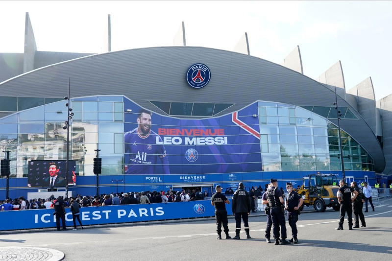Lionel Messi Press Conference, Football, Parc des Princes, Paris, France - 11 August 2021