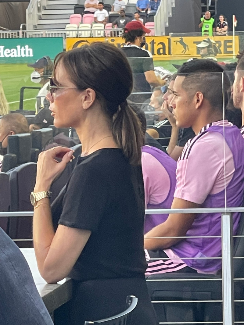 Victoria and David Beckham Spotted At Miami FC Game In Florida