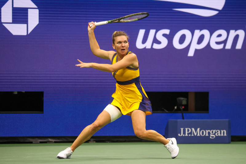 Simona Halep, în meciul cu Kristina Kucova / Foto: Getty Images